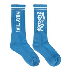 Skarpety do muay thai FAIRTEX EU. Skarpetki męskie FAIRTEX, z aplikacjami, z bawełny. Za 83.99 zł.