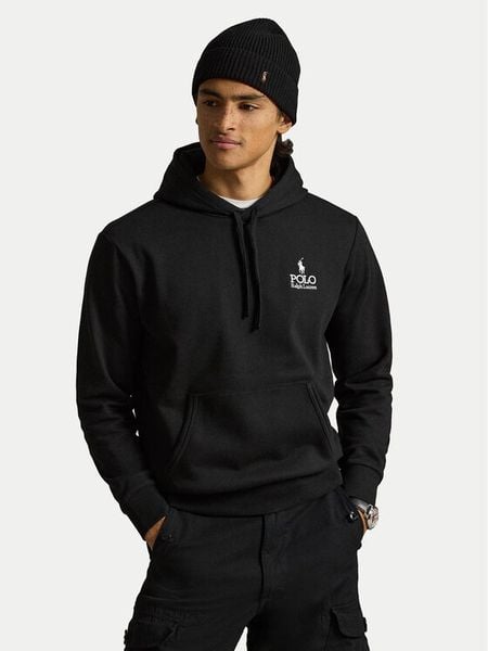 Polo Ralph Lauren Bluza 710B14661006 Czarny Regular Fit. Czarne bluzy bez kaptura męskie Polo Ralph Lauren, m, z bawełny. Za 859.99 zł.