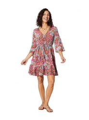 Ipanima Sukienka w kolorze różowo-błękitnym rozmiar: 34/36. Różowe sukienki damskie Ipanima, bez wzorów, bez kołnierzyka, bez ramiączek, mini. Za 65.99 zł.