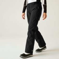 Damskie spodnie narciarskie Ice Ski. Czarne spodnie materiałowe damskie Dare 2b, bez wzorów, z tkaniny, sportowe. Za 429.99 zł.