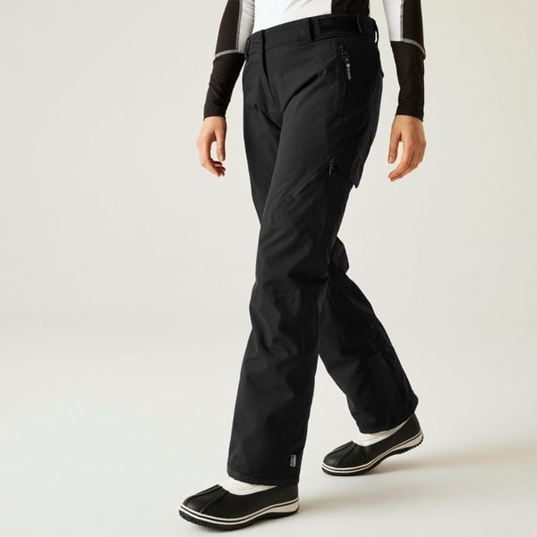 Damskie spodnie narciarskie Ice Ski. Czarne spodnie materiałowe damskie Dare 2b, bez wzorów, z tkaniny, sportowe. Za 429.99 zł.