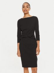 Calvin Klein Sukienka koktajlowa K20K207470 Czarny Slim Fit. Czarne sukienki damskie CALVIN KLEIN, bez wzorów, z syntetyku, wizytowe, bez kołnierzyka, bez ramiączek. Za 849.99 zł.