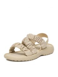 DeeZee Sandały CEO-CS2P283-01 Beżowy. Brązowe sandały dziewczęce DeeZee, z materiału, bez zapięcia. Za 79.99 zł.