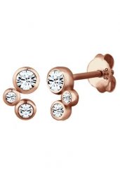 Elli Damy Geo Plug z kryształami w srebra próby 925 Kolczyki 1 ct Damski. Kolczyki damskie Elli, srebrne. Za 178.99 zł.