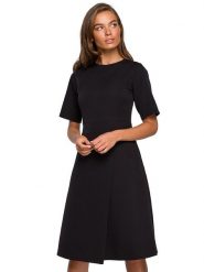 Stylove Sukienka w kolorze czarnym rozmiar: S. Czarne sukienki damskie Stylove, s, bez wzorów, bez kołnierzyka, bez ramiączek, midi. Za 105.63 zł.