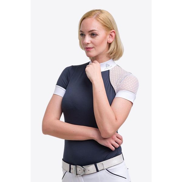 Koszulka jeździecka damska Modern Dame. Białe koszulki dziewczęce CAVALLIERA, s, bez wzorów, bez ramiączek. Za 352.00 zł.