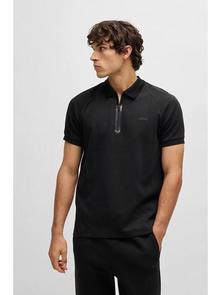 Hugo Boss Fashion Koszulka polo w kolorze czarnym rozmiar: L. Czarne koszulki polo męskie Hugo Boss Fashion, l, bez wzorów, bez ramiączek. Za 339.45 zł.