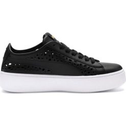 Czarne Buty Puma Vikky Stacked Laser Cut 369378 01. Czarne buty sportowe na co dzień damskie Puma, bez wzorów, Puma Vikky. W wyprzedaży za 309.00 zł.