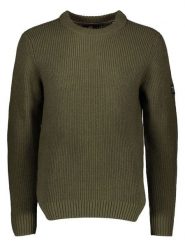 Petrol Industries Sweter w kolorze khaki rozmiar: 3XL. Brązowe swetry męskie Petrol Industries, xl, bez wzorów, bez kołnierzyka. Za 125.95 zł.