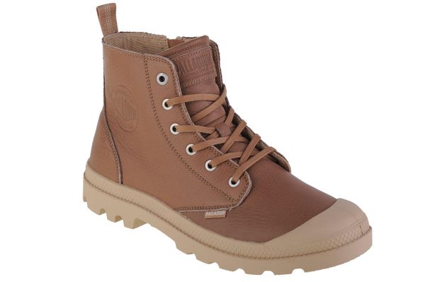 Buty sportowe Sneakersy męskie, Palladium Pampa Zip Lth Ess. Brązowe buty sportowe na co dzień męskie Palladium, z materiału, bez zapięcia, trekkingowe. Za 612.00 zł.