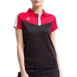 Damska koszulka polo Erima Squad. Czarne bluzki damskie Erima, xs, bez wzorów, z materiału, sportowe, bez kołnierzyka, bez ramiączek. W wyprzedaży za 140.50 zł.