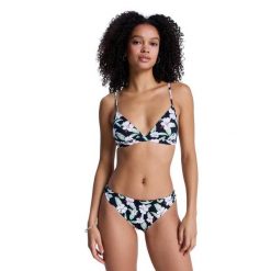 Zestaw trójkątny bikini dla Kobiety PRINTED ESSENTIALS Czarny. Czarne bikini damskie Roxy, bez wzorów. Za 259.99 zł.