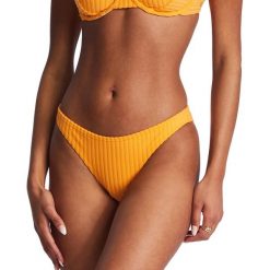 Dół od stroju kąpielowego Billabong In The Loop Tropic. Żółte bikini damskie Billabong, bez wzorów. Za 83.99 zł.
