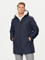 Schott NYC Parka BLADEN2 Granatowy Regular Fit. Niebieskie parki męskie Schott NYC, l, bez wzorów, z syntetyku. Za 949.99 zł.