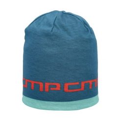 Czapka nan unisex turystyczna CMP. Niebieskie czapki męskie CMP, bez wzorów, sportowe. W wyprzedaży za 62.99 zł.