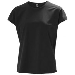 Letnia koszulka damska Helly Hansen Thalia. Czarne t-shirty damskie Helly Hansen, m, bez wzorów, z elastanu, bez kołnierzyka. Za 273.00 zł.