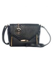 Lia Biassoni Skórzana torebka "Gorgone" w kolorze czarnym - 20 x 16 x 6 cm rozmiar: onesize. Czarne torebki klasyczne damskie Lia Biassoni, bez wzorów, z materiału, bez dodatków. Za 217.99 zł.