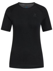 Odlo Koszulka funkcyjna "Active Warm" w kolorze czarnym rozmiar: XS. Czarne bluzki sportowe damskie Odlo, xs, bez wzorów, z włókna, bez ramiączek. Za 153.71 zł.