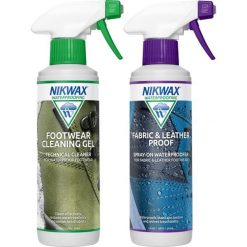 Zestaw do prania/impregnacji obuwia Tkanina I Skóra Spray+Żel 2 x 300 ml. Białe obuwie trekkingowe damskie Nikwax. Za 76.99 zł.