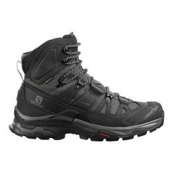 Buty trekkingowe męskie Salomon Quest 4D 4 Gtx. Czarne buty trekkingowe męskie Salomon, z gumy, za kostkę, bez zapięcia, trekkingowe. Za 937.00 zł.
