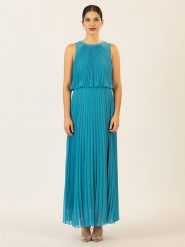 APART Sukienka w kolorze niebieskim rozmiar: 40. Niebieskie sukienki damskie Apart, bez wzorów, bez kołnierzyka, bez ramiączek, maxi. Za 292.20 zł.