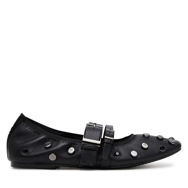 Baleriny DKNY. Czarne baleriny damskie DKNY, bez wzorów, bez obcasa. Za 339.99 zł.