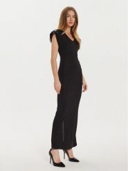 Bruuns Bazaar Sukienka koktajlowa Dorit BBW4213 Czarny Slim Fit. Czarne sukienki damskie Bruuns Bazaar, bez wzorów, z wiskozy, wizytowe, bez kołnierzyka, bez ramiączek. Za 569.99 zł.