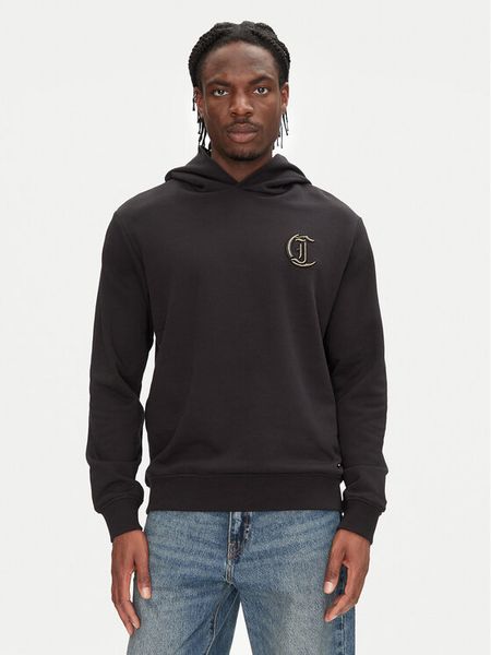 Just Cavalli Bluza 78OAIT13 Czarny Regular Fit. Czarne bluzy bez kaptura męskie Just Cavalli, m, z bawełny. Za 429.99 zł.