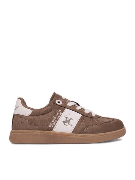 Beverly Hills Polo Club Sneakersy CWBEO-A3412140 Brązowy. Brązowe buty sportowe dziewczęce Beverly Hills Polo Club, bez wzorów, z materiału, bez zapięcia. Za 149.99 zł.