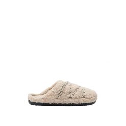 Kapcie Moon Boot Teddy. Brązowe kapcie damskie Moon Boot, z gumy. Za 391.50 zł.