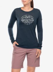 Bluza damska bez kaptura Super.natural Mountain Girl LS. Niebieskie bluzy z kapturem damskie Super.natural, l, z materiału. Za 384.99 zł.