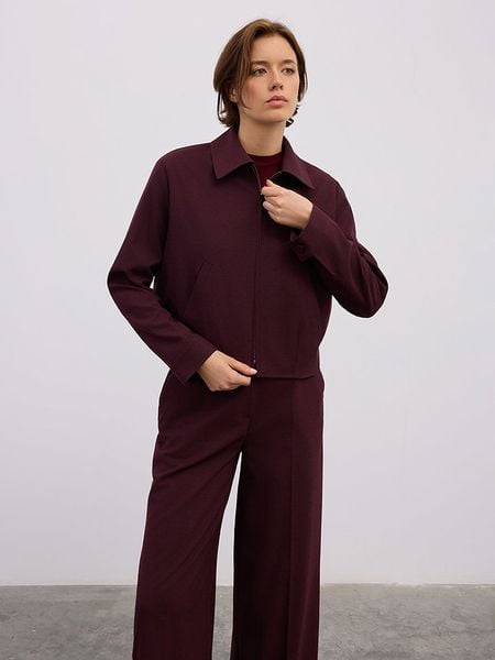 BGN Kurtka koszulowa w kolorze bordowym rozmiar: 40. Czerwone kurtki damskie BGN, bez wzorów, bez kaptura. Za 174.43 zł.