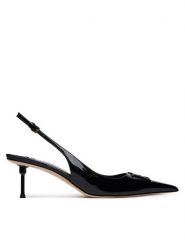 Elisabetta Franchi Czółenka SA-35L-66E2-V650 Czarny. Czarne czółenka damskie Elisabetta Franchi, bez wzorów, z lakierowanej skóry, bez obcasa. Za 2,779.00 zł.