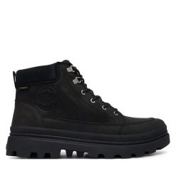 Trapery Palladium. Czarne buty zimowe męskie Palladium, bez zapięcia. Za 769.99 zł.