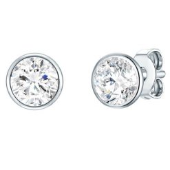 EASTSIDE Kolczyki sztyfty ze stali szlachetnej Stal szlachetna Cyrkonia srebrny 1 ct Damski. Szare kolczyki damskie Eastside, z cyrkonią, srebrne, na sztyftcie. Za 119.99 zł.