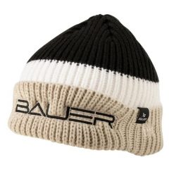 Czapka Z Daszkiem Unisex Dla Dorosłych. Brązowe czapki męskie BAUER, bez wzorów, z dzianiny. Za 202.99 zł.
