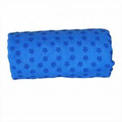 Antypoślizgowy ręcznik do jogi z torbą w prezencie-niebieski. Niebieskie torebki klasyczne damskie TIMELESS TOOLS, bez wzorów, z materiału, bez dodatków. Za 56.99 zł.