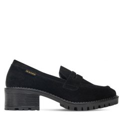 Półbuty G-Star Raw. Czarne półbuty damskie G-Star Raw, bez wzorów, retro, bez obcasa, na obcasie. Za 239.99 zł.