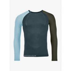 Bielizna termoaktywna męska Ortovox 120 Comp Light Long Sleeve. Zielona bielizna termoaktywna męska ORTOVOX, m, bez wzorów. Za 392.99 zł.