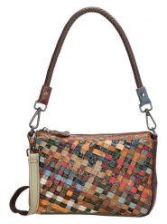Beagles Skórzana torebka ze wzorem - 25 x 15 x 6 cm rozmiar: onesize. Torebki klasyczne damskie Beagles, bez wzorów, z materiału, bez dodatków. Za 144.95 zł.