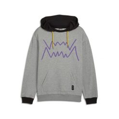 Bluza Puma Jaws Core. Szare bluzy z kapturem męskie Puma, m, z bawełny. Za 171.85 zł.