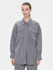 Samsøe Samsøe Koszula Gira F23400007 Szary Oversize. Szare koszule damskie Samsoe & Samsoe, s, bez wzorów, z syntetyku, bez kołnierzyka, bez ramiączek. Za 479.99 zł.