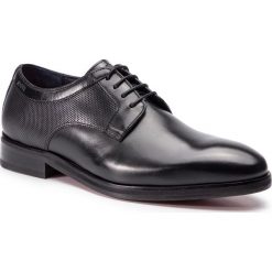 Półbuty JOOP! - Kleitos 4140004394 Black 900. Czarne buty wizytowe męskie Joop!, z materiału, bez zapięcia. W wyprzedaży za 459.00 zł.