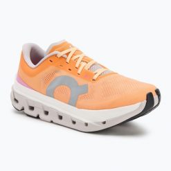 Buty do biegania damskie On Cloudflow 5 tangerine/silver. Brązowe obuwie do biegania damskie On. Za 834.40 zł.