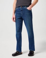 WRANGLER MĘSKIE SPODNIE JEANSOWE JEANSY DŻINSY TEXAS THE ROCK W1218450X 112335241, W38 L30. Niebieskie jeansy męskie Wrangler. Za 249.99 zł.