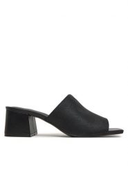 Calvin Klein Klapki Heel Slide 50 - Jacq HW0HW02387 Czarny. Czarne klapki damskie CALVIN KLEIN, bez wzorów, z materiału, bez obcasa. Za 389.99 zł.