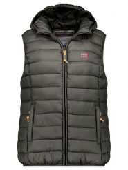 Geographical Norway Kamizelka pikowana "Vatikolor" w kolorze khaki rozmiar: L. Brązowe kamizelki damskie Geographical Norway, l. Za 149.95 zł.