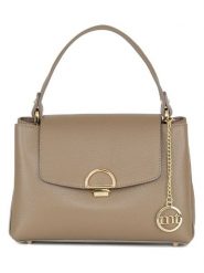 Mia Tomazzi Skórzana torebka "Ingegnoli" w kolorze beżowym - 25 x 19 x 9 cm rozmiar: onesize. Brązowe torebki klasyczne damskie Mia Tomazzi, bez wzorów, z materiału, bez dodatków. Za 304.99 zł.