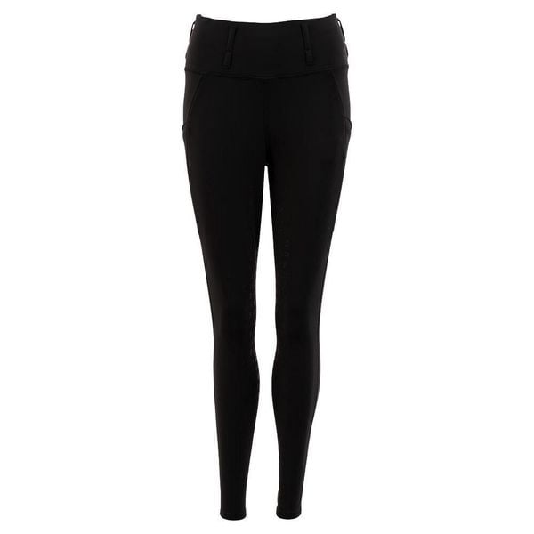 Legginsy jeździeckie z pełnym silikonem dla kobiet BR Equitation CLX. Czarne legginsy damskie BR, bez wzorów, z elastanu. Za 377.00 zł.