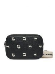 KARL LAGERFELD Torebka A2W30209 Czarny. Czarne listonoszki damskie Karl Lagerfeld, bez wzorów, ze skóry, bez dodatków. Za 499.99 zł.